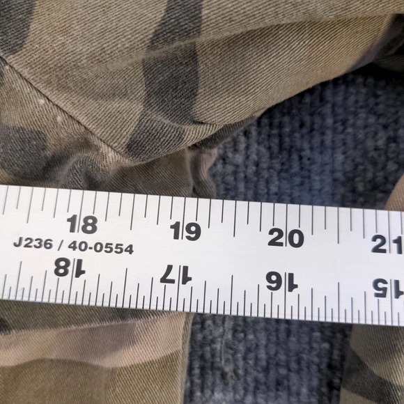 BKE Women's Jacket Multi Medium Camo Button Front Long Sleeve Pockets Cotton - Picture 14 of 14